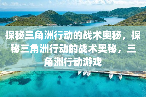 探秘三角洲行动的战术奥秘，探秘三角洲行动的战术奥秘，三角洲行动游戏