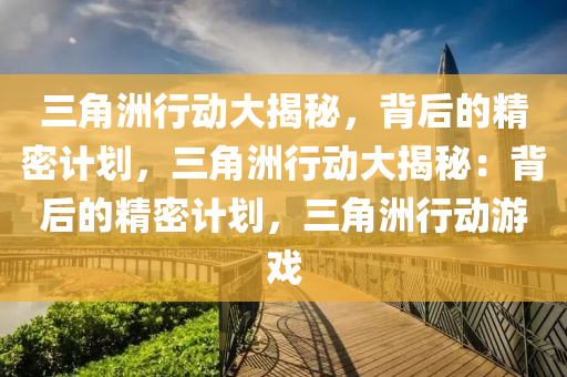 三角洲行动大揭秘，背后的精密计划，三角洲行动大揭秘：背后的精密计划，三角洲行动游戏