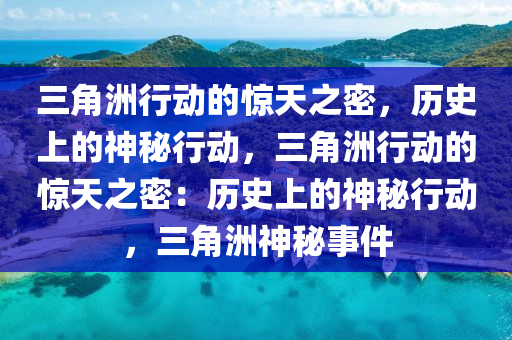 三角洲行动的惊天之密，历史上的神秘行动，三角洲行动的惊天之密：历史上的神秘行动，三角洲神秘事件