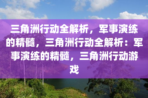 三角洲行动全解析，军事演练的精髓，三角洲行动全解析：军事演练的精髓，三角洲行动游戏