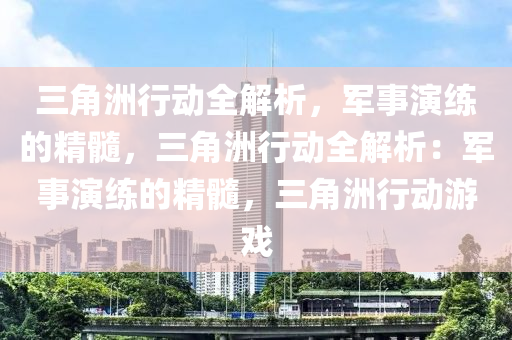 三角洲行动全解析，军事演练的精髓，三角洲行动全解析：军事演练的精髓，三角洲行动游戏