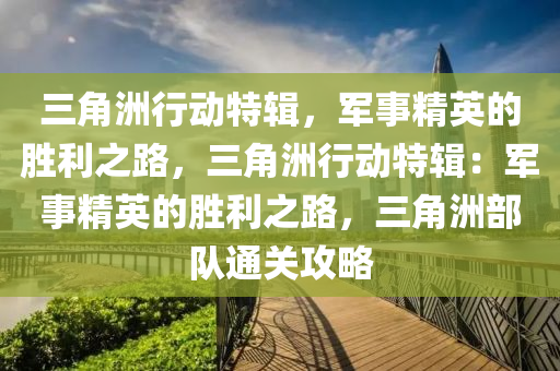 三角洲行动特辑，军事精英的胜利之路，三角洲行动特辑：军事精英的胜利之路，三角洲部队通关攻略