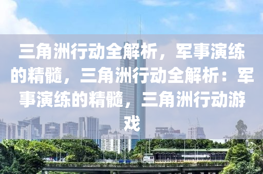 三角洲行动全解析，军事演练的精髓，三角洲行动全解析：军事演练的精髓，三角洲行动游戏