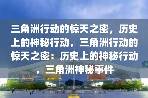 三角洲行动的惊天之密，历史上的神秘行动，三角洲行动的惊天之密：历史上的神秘行动，三角洲神秘事件